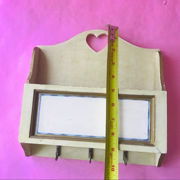 Vintage small shelf for keys and mail - Picture 3 of 6